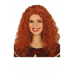 Peluca Pelirroja Rizada