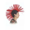 Peluca Punk Grande Roja
