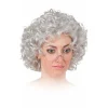 Peluca Rizada Gris