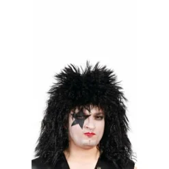 Peluca Rockero Negra
