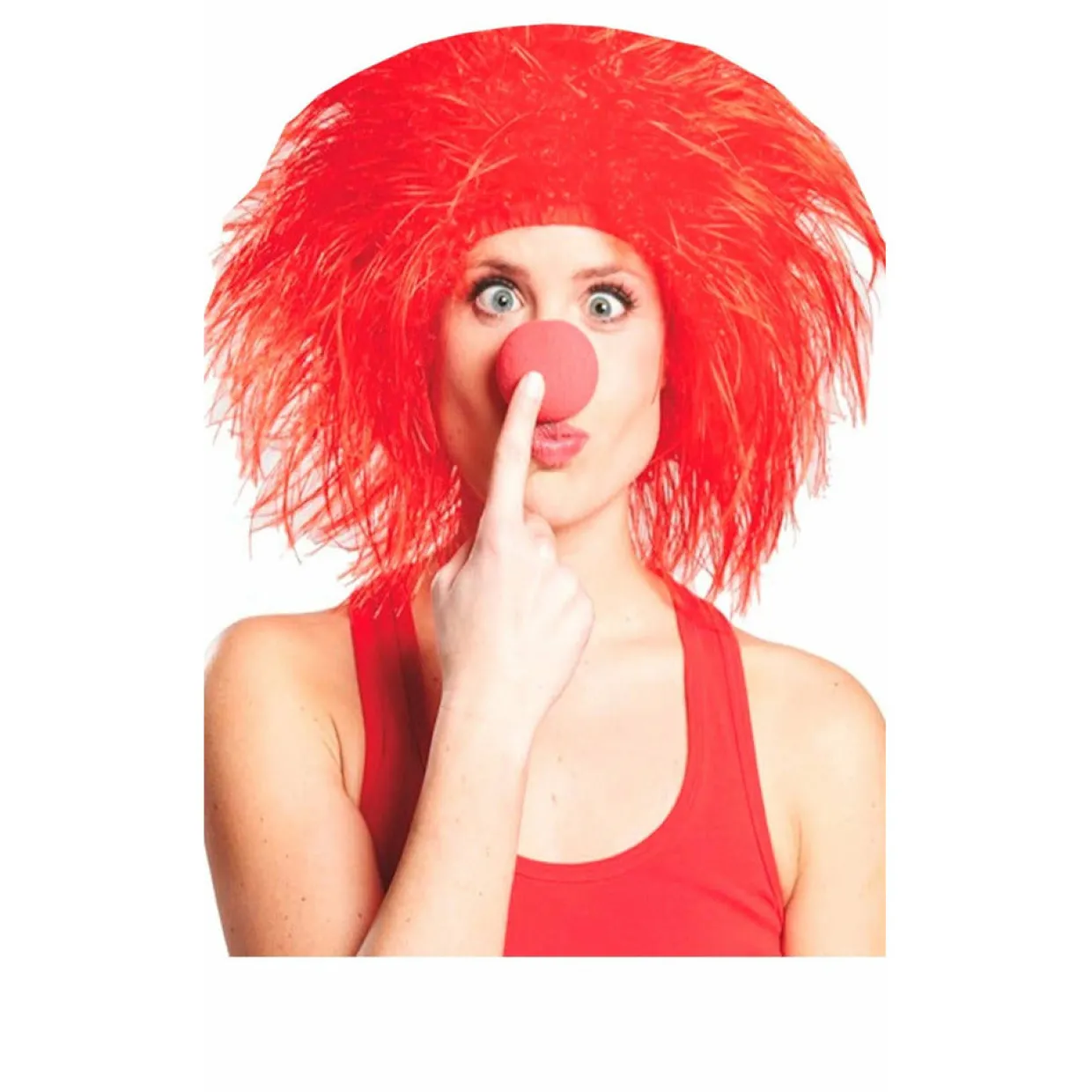 Peluca Roja Alborotada