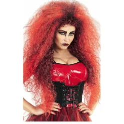 Peluca Roja Encrespada