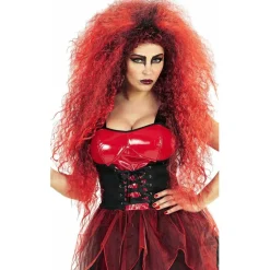 Peluca Roja Encrespada