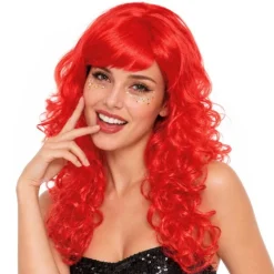 Peluca Roja Ondas