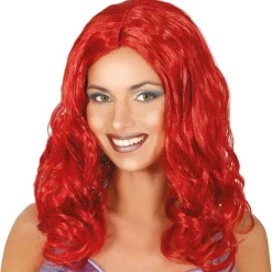 Peluca Roja Sirena