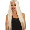Peluca Rubia Larga Lisa