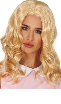 Peluca Rubia Melena Ondas