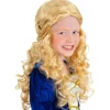 Peluca Rubia Ondulada Medieval infantil