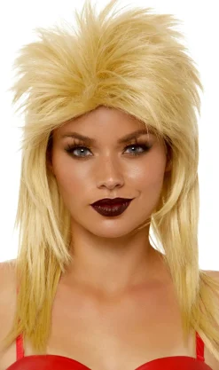 Peluca Rubia Rockstar Deluxe