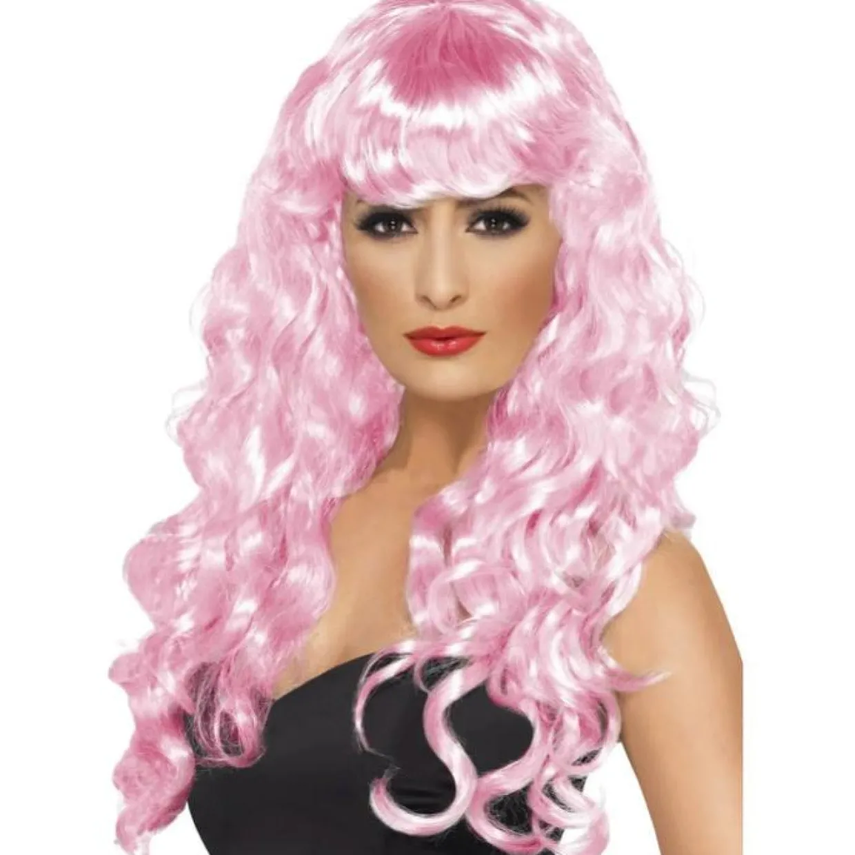 Peluca Sirena Rosa