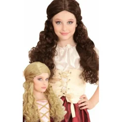 Peluca Trenza Ondulada infantil