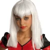 Peluca Vampiresa Traviesa Blanca infantil