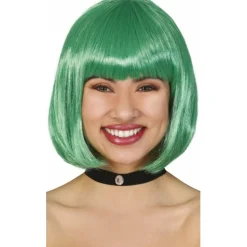 Peluca Verde Media Melena