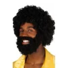 Peluca y barba Afro