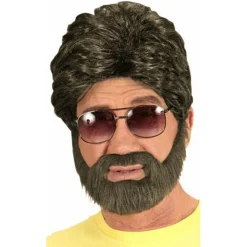 Peluca y Barba Hombre Serio