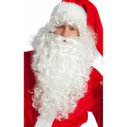 Peluca y Barba Rizada de Papá Noel
