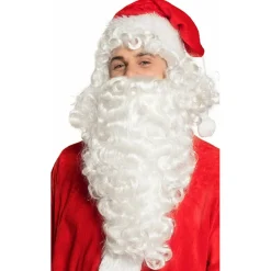 Peluca y Barba Rizada de Papá Noel
