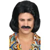 Peluca y Bigote de Dandy Negro