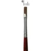 Pincel Plano 4 mm Buey Profesional