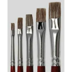 Pincel Plano 4 mm Buey Profesional