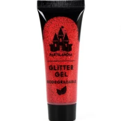 Purpurina en Gel Roja Biodegradable
