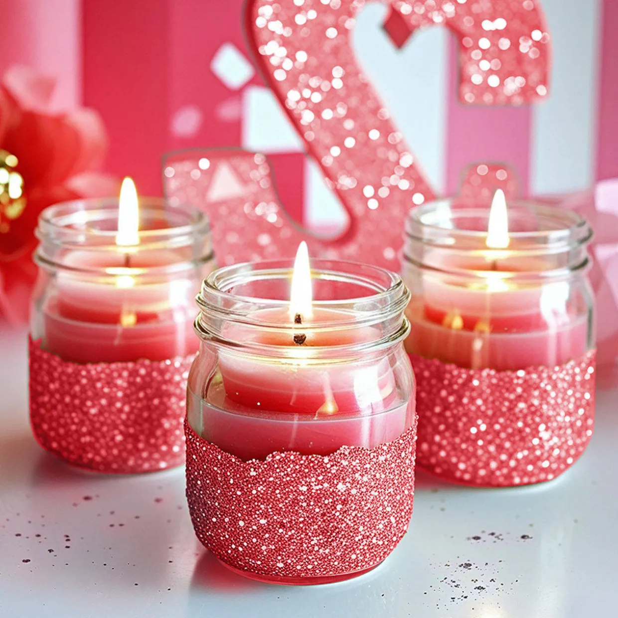 Purpurina Glitter Biodegradable Roja