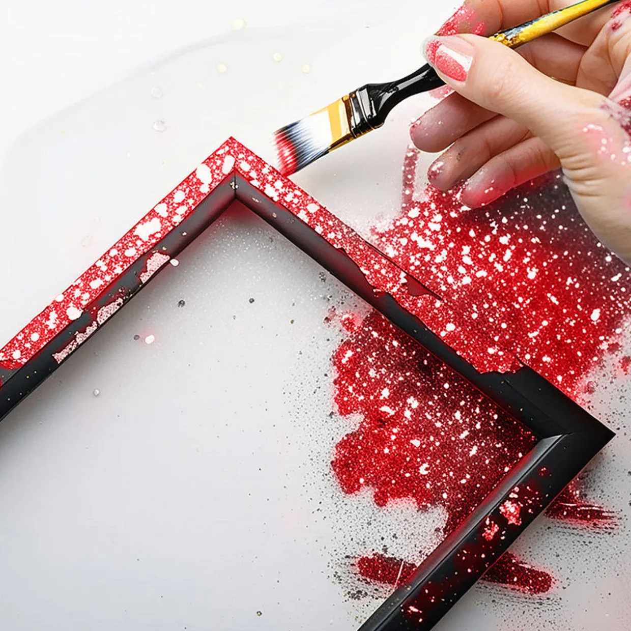 Purpurina Glitter Biodegradable Roja