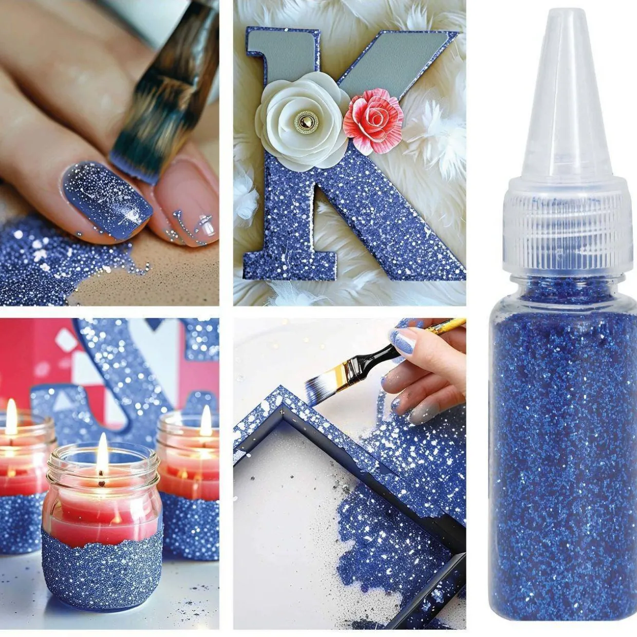 Purpurina Glitter Biodegradable Azul