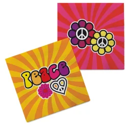 Servilletas de Hippie Peace
