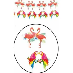 Set 2 Guirnaldas Pájaros Hawai