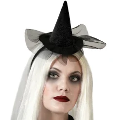 Sombrero Chic de Bruja Negro
