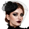 Sombrero Chic de Viuda Negra