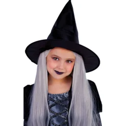 Sombrero de Bruja con Pelo infantil