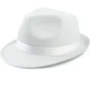 Sombrero de Gangster Blanco Clásico