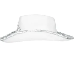 Sombrero de Vaquera Blanco Corona