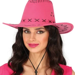 Sombrero de Vaquero Cowboy Fucsia