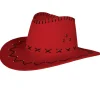 Sombrero de Vaquero Cowboy Rojo