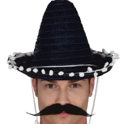 Sombrero Mexicano Negro Pequeño