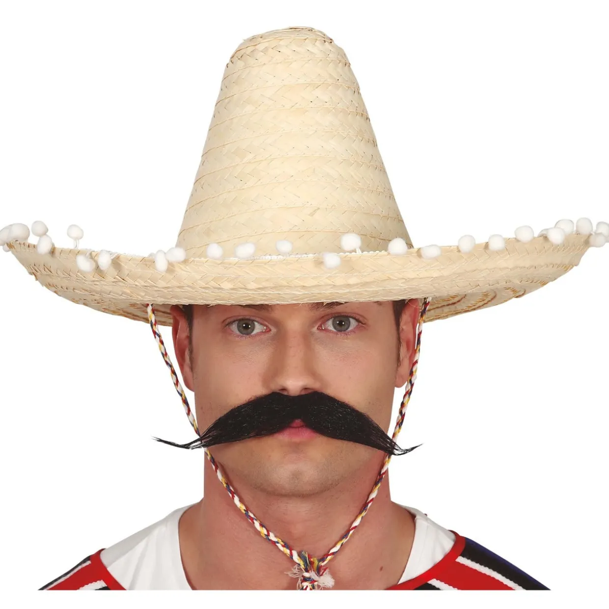 Sombrero Mexicano Paja Borlas