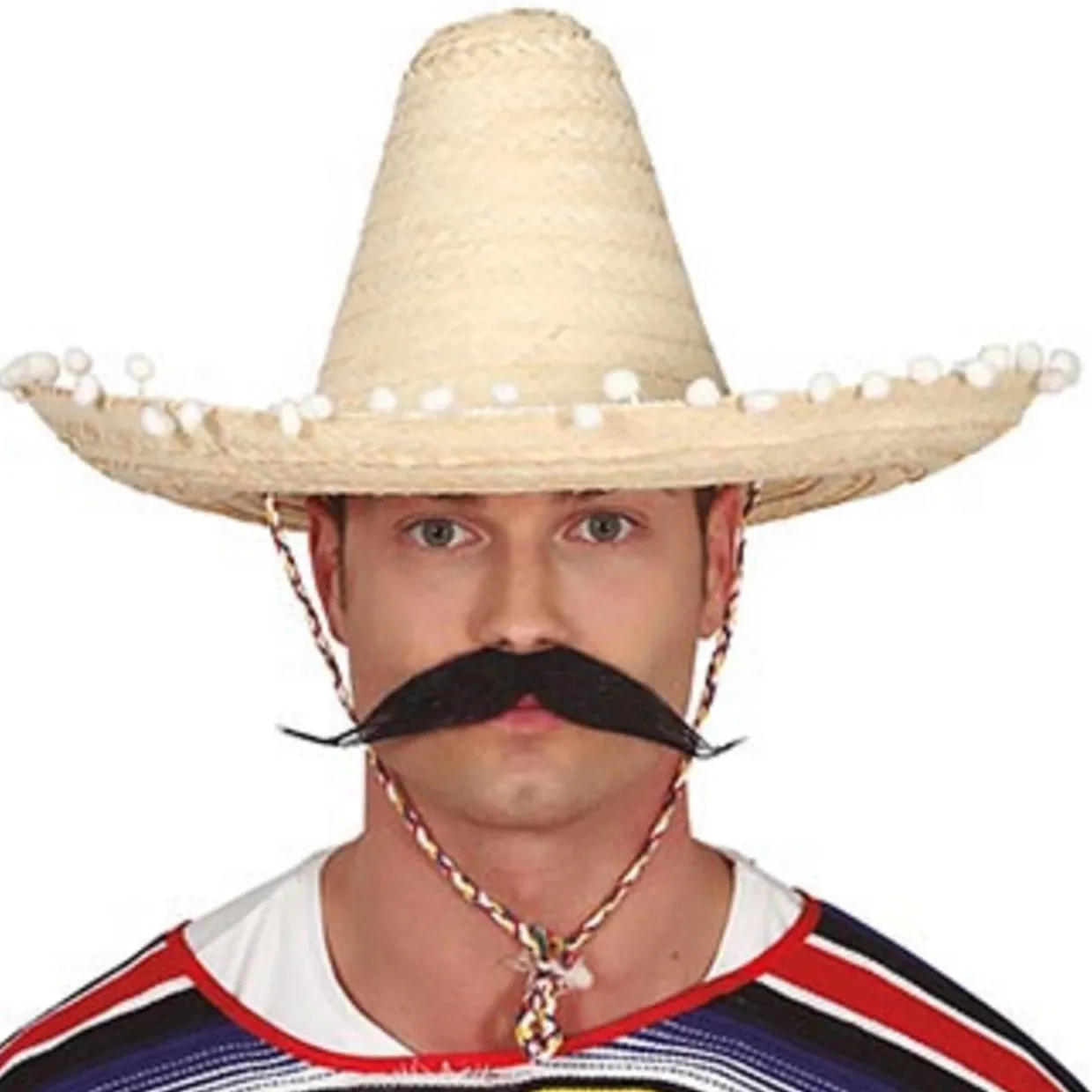 Sombrero Mexicano Paja Borlas