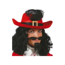 Sombrero Mosquetero Rojo