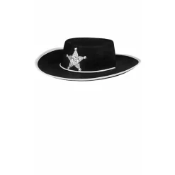 Sombrero Sheriff Negro infantil