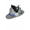 Sombrero Tirol Gris Flor
