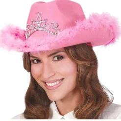 Sombrero Vaquera Rosa
