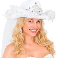Sombrero Vaquero con Velo