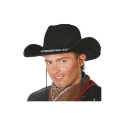 Sombrero Vaquero Negro Fieltro