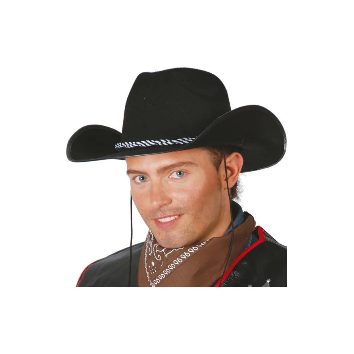 Sombrero Vaquero Negro Fieltro