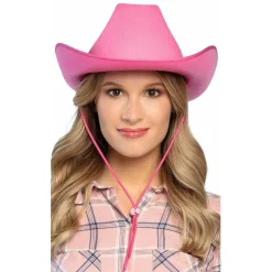 Sombrero Vaquero Rosa Rodeo