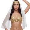 Tocado de Danza del Vientre Blanco
