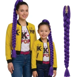 Trenza de Cantante K-Pop Lila
